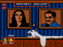 addams family portrait gallery on megadrive